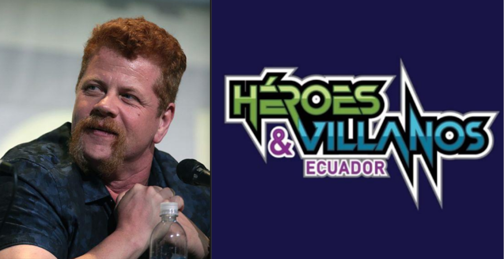 Actor Internacional Michael Cudlitz Aterriza en HÉROES Y VILLANOS de Quito, Ecuador