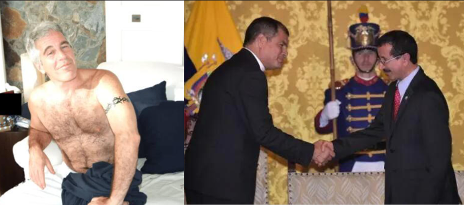 Caso Epstein, EL gobierno de Rafael Correa se menciona en documentos revelados por el Departamento de Justicia de EE. UU.
