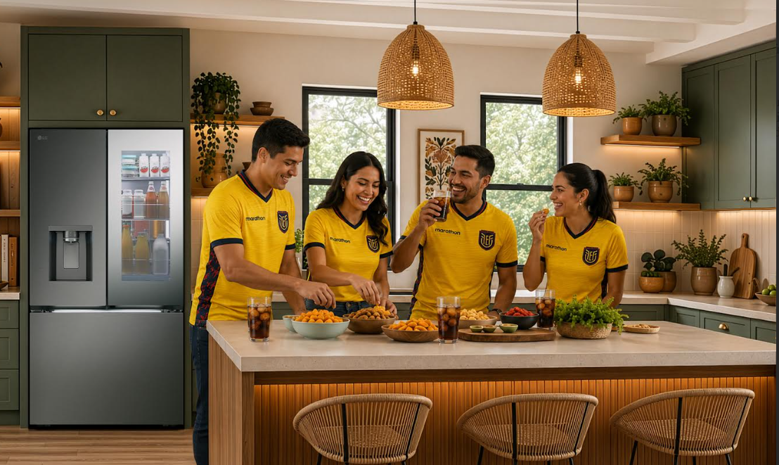 LG InstaView se convierte en el aliado ideal para vivir el Mundial en casa con tecnología inteligente, frescura  y hielo premium
