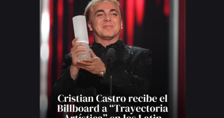 Cristian Castro Premio Billboard Trayectoria Artística